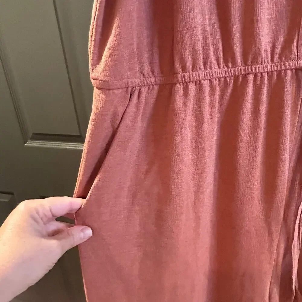 HAYDEN LOS ANGELES 1XL Jumpsuit Wide Leg Spaghetti Strap Stretch Waist Comfort - Picture 4 of 11